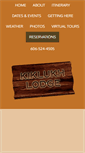 Mobile Screenshot of kiklukhlodge.com